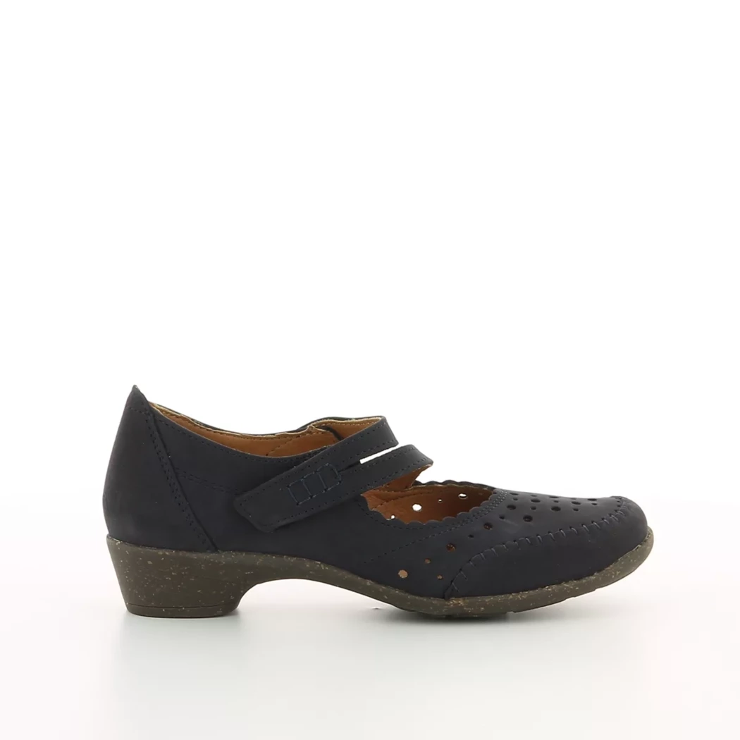 Image (2) de la chaussures Sens - Escarpins Bleu en Cuir nubuck