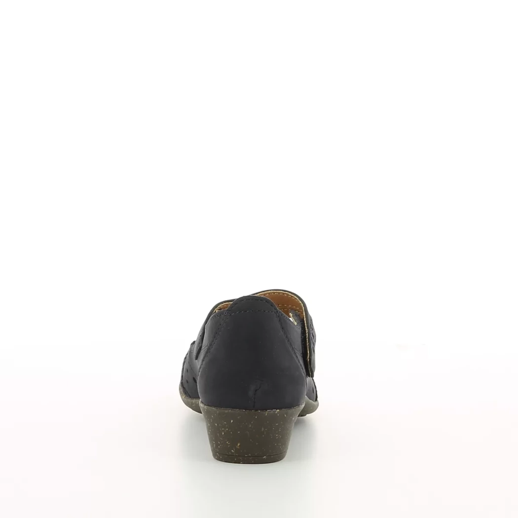 Image (3) de la chaussures Sens - Escarpins Bleu en Cuir nubuck