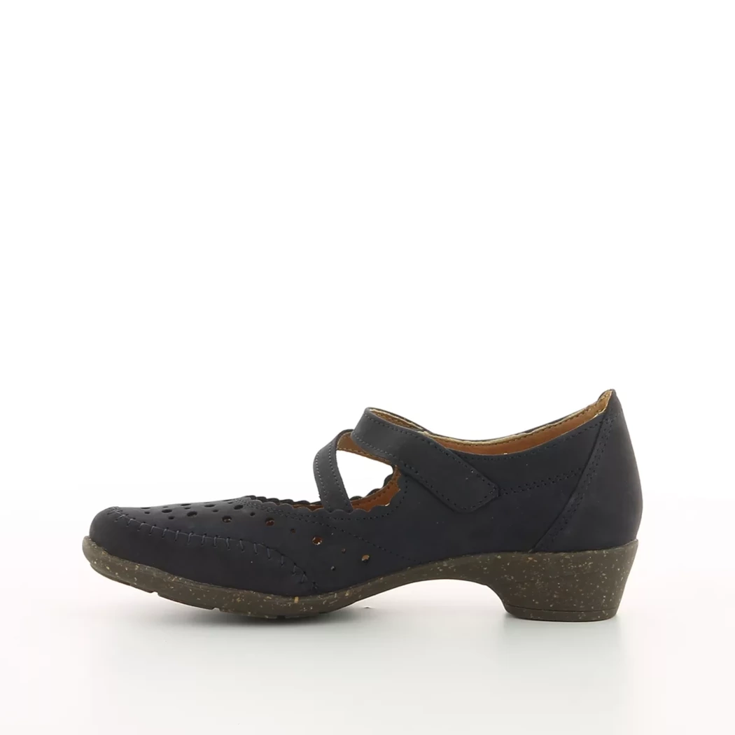Image (4) de la chaussures Sens - Escarpins Bleu en Cuir nubuck