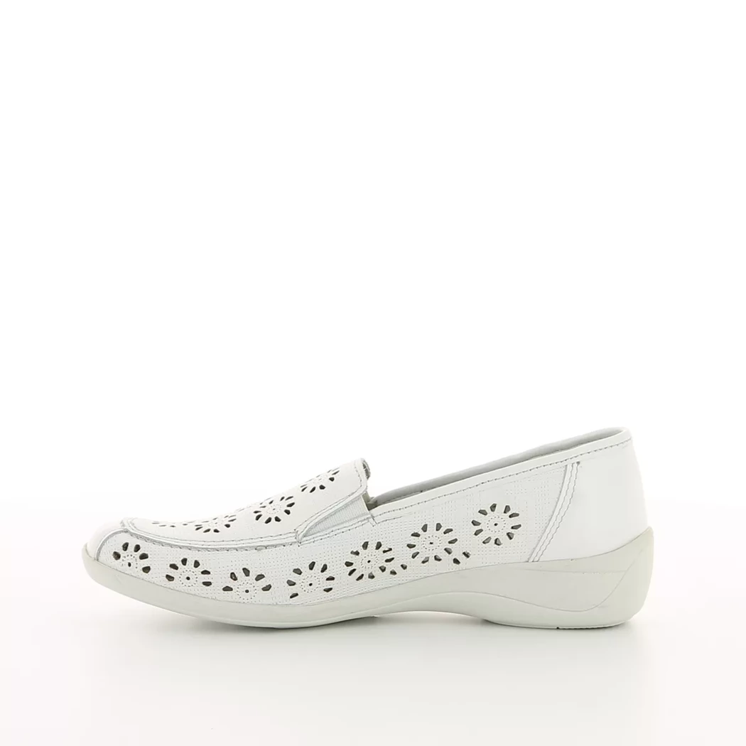 Image (4) de la chaussures Sens - Mocassins Blanc en Cuir