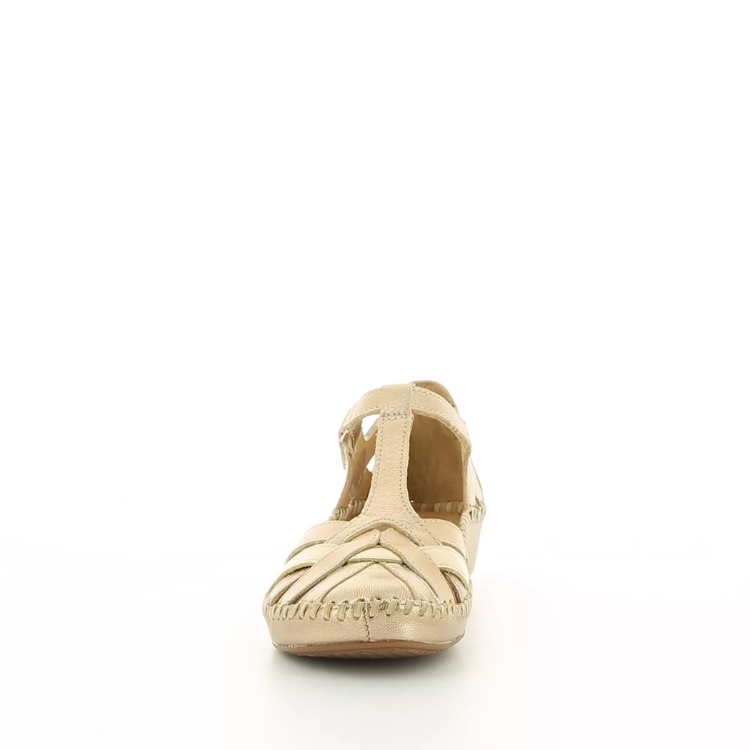 Image (5) de la chaussures Pikolinos - Ballerines Or / Bronze / Platine en Cuir
