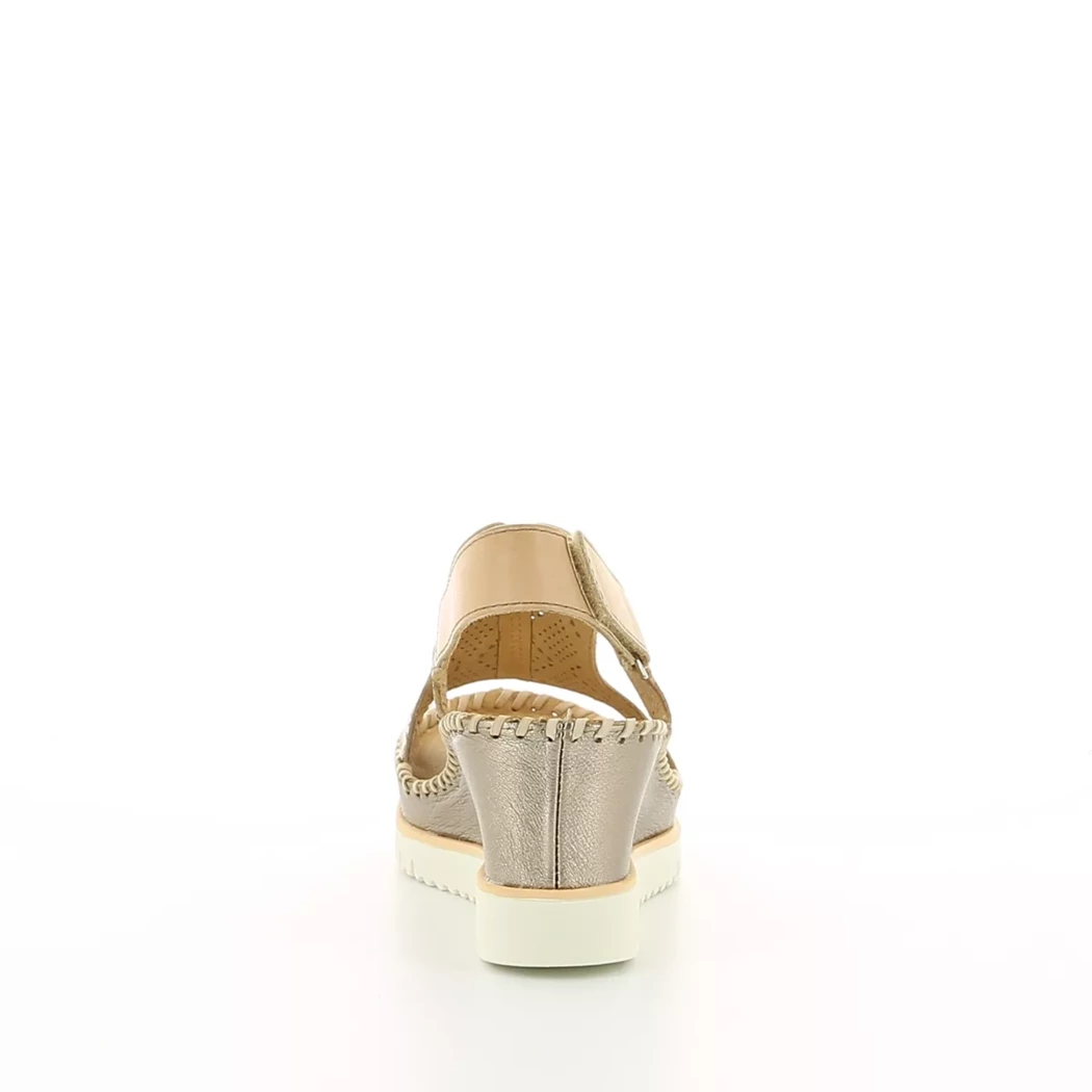 Image (3) de la chaussures Pikolinos - Sandales et Nu-Pieds Or / Bronze / Platine en Cuir