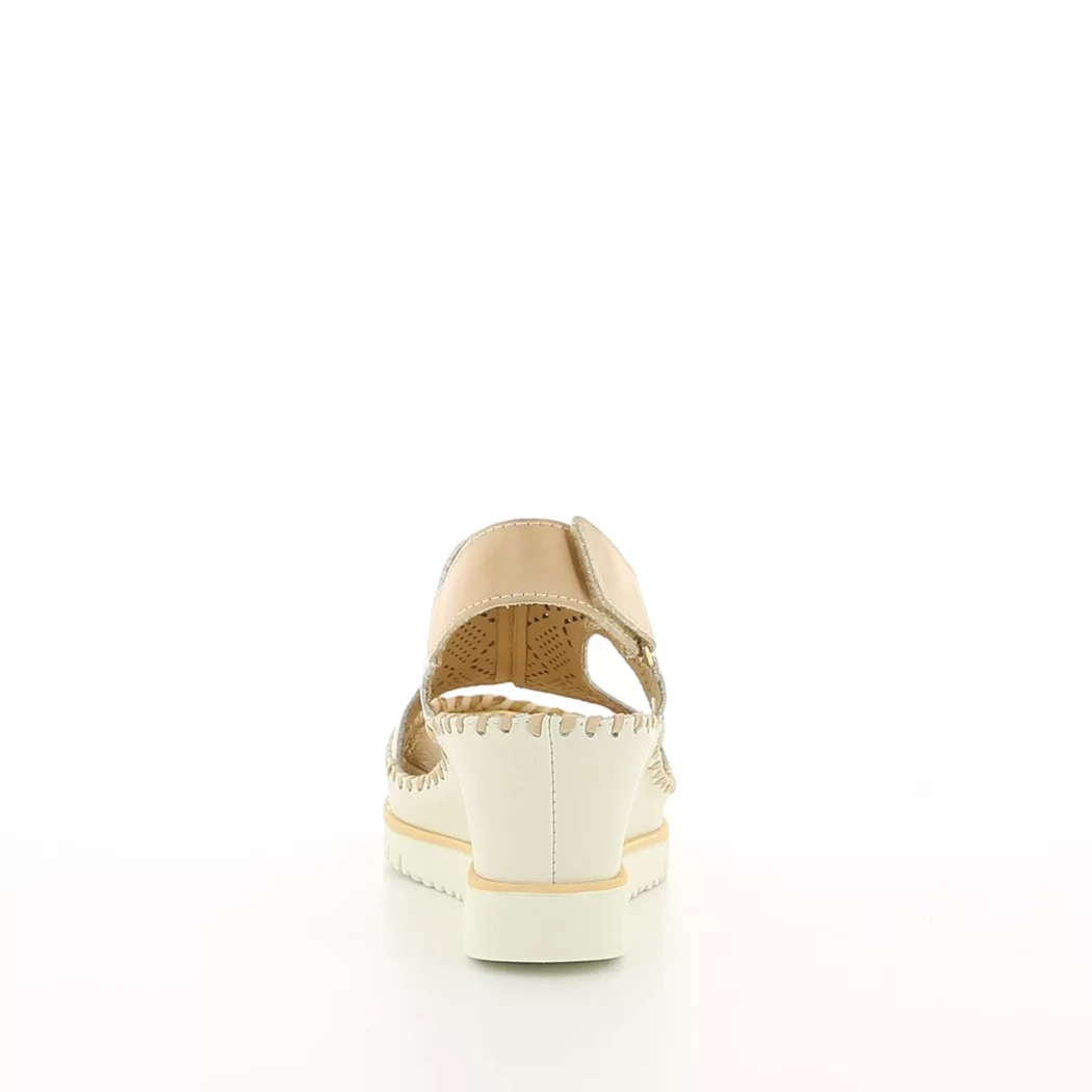 Image (3) de la chaussures Pikolinos - Sandales et Nu-Pieds Beige en Cuir