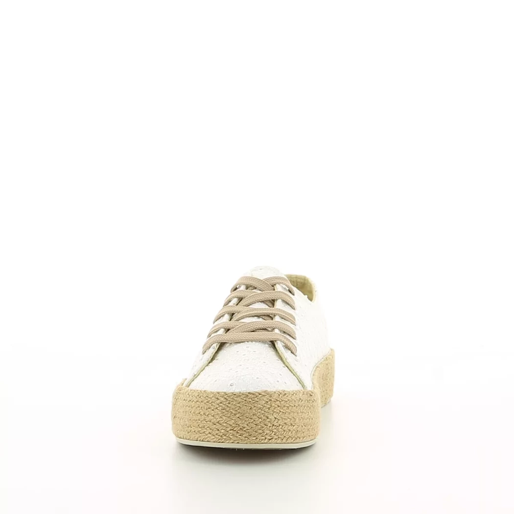 Image (5) de la chaussures 2 Go - Chaussures à lacets Blanc en Textile