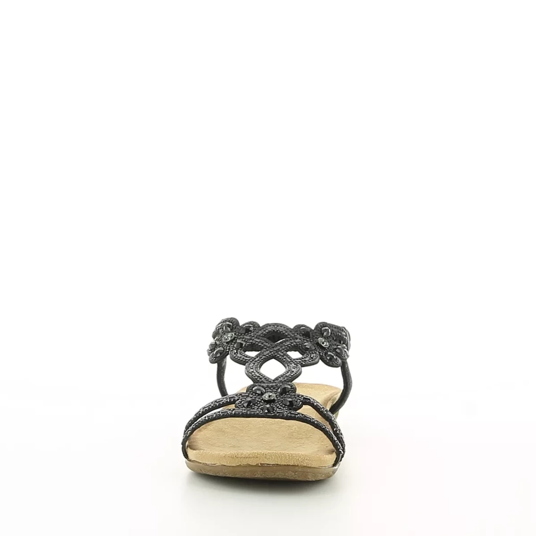 Image (5) de la chaussures 2 Go - Sandales et Nu-Pieds Noir en Cuir synthétique