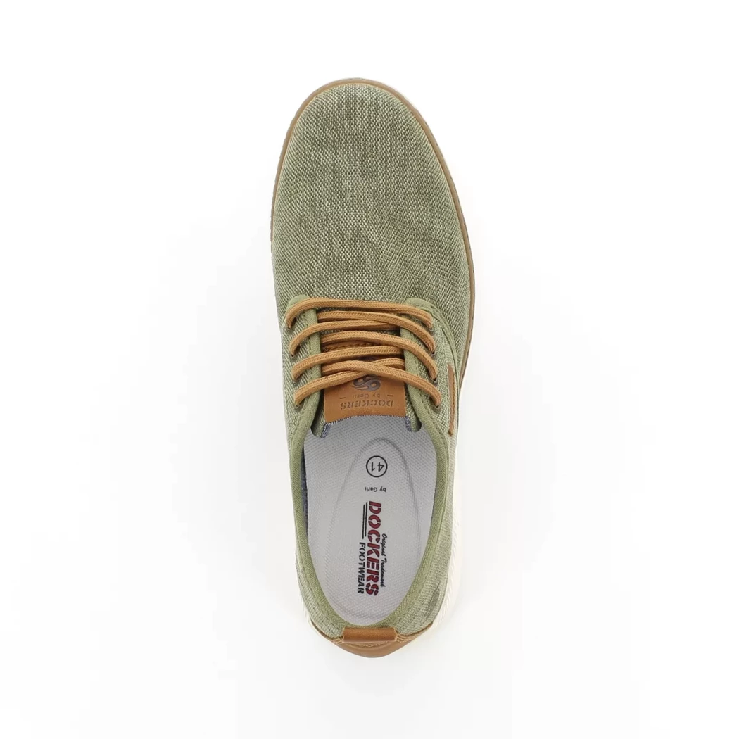 Image (6) de la chaussures Dockers - Baskets Vert en Textile