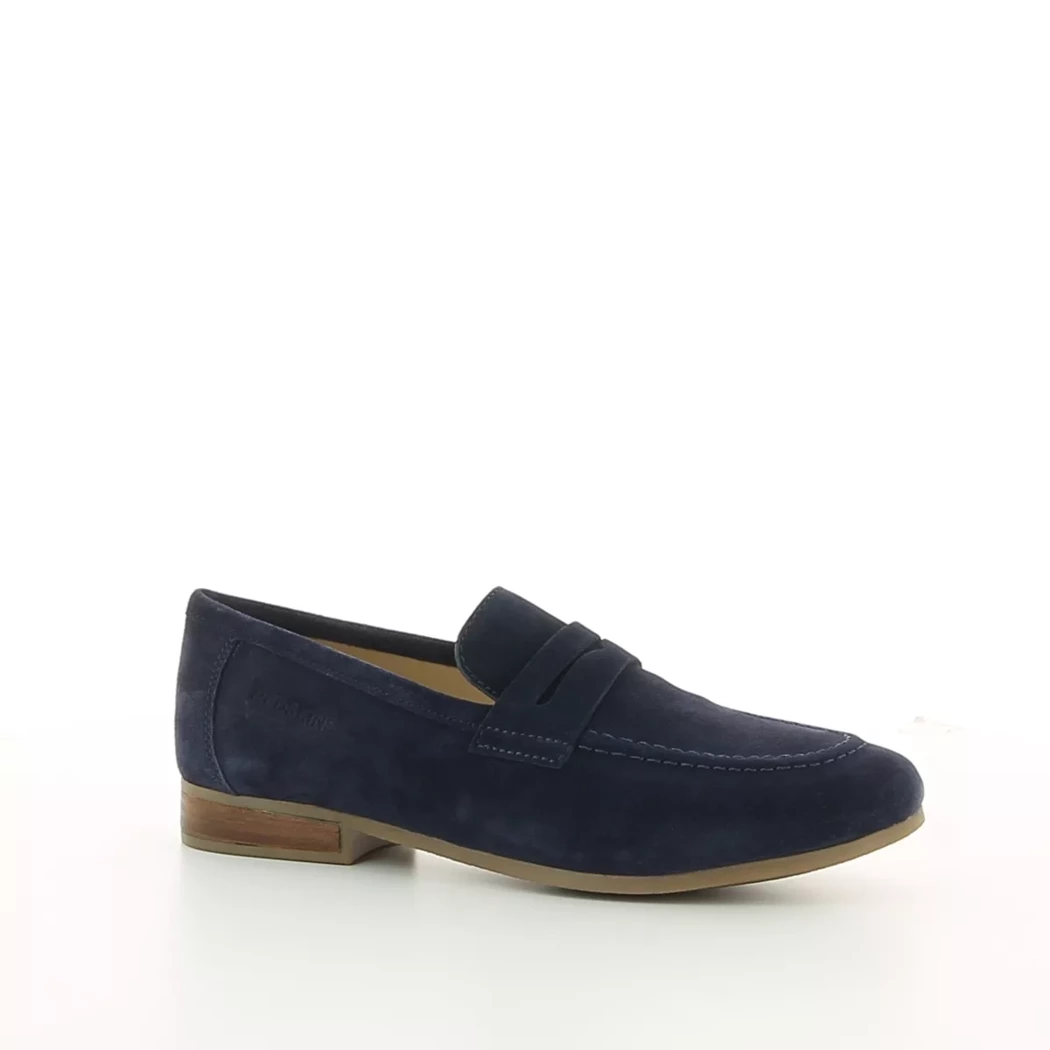 Image (1) de la chaussures Redskins - Mocassins Bleu en Cuir nubuck