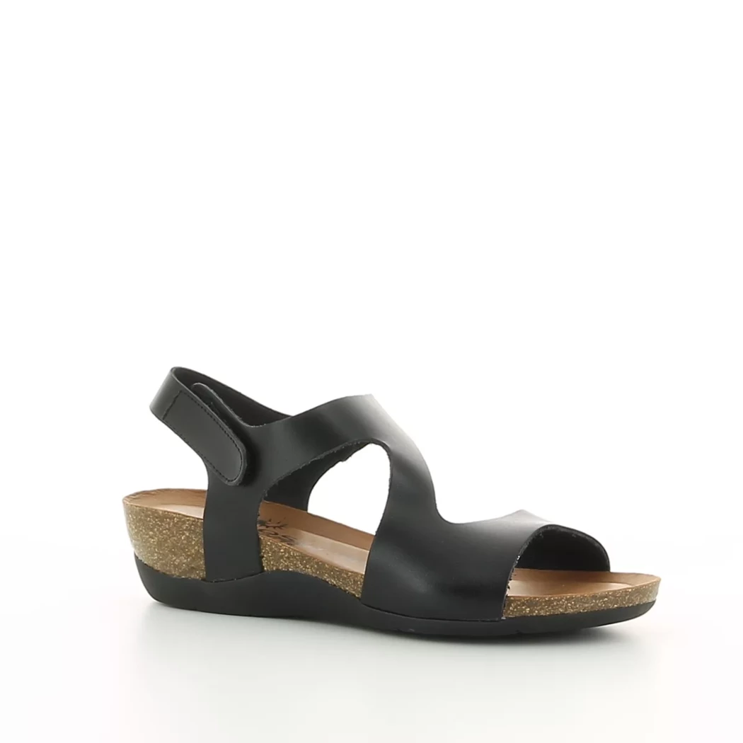 Image (1) de la chaussures Cosmos Comfort - Sandales et Nu-Pieds Noir en Cuir