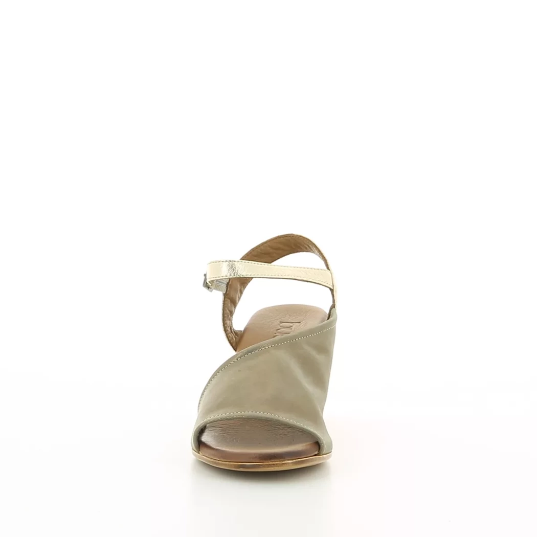 Image (5) de la chaussures Bueno - Sandales et Nu-Pieds Vert en Cuir nubuck