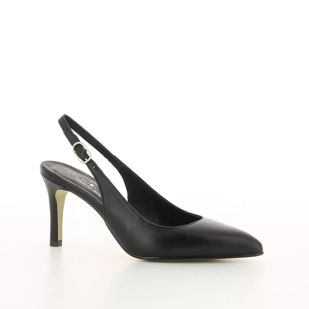 Image (1) de la chaussures Debutto Donna - Escarpins Noir en Cuir