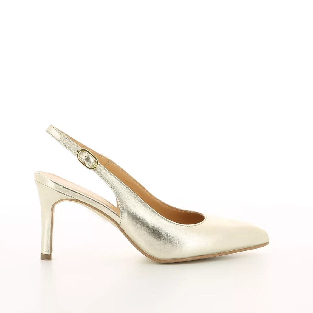Image (2) de la chaussures Debutto Donna - Escarpins Or / Bronze / Platine en Cuir