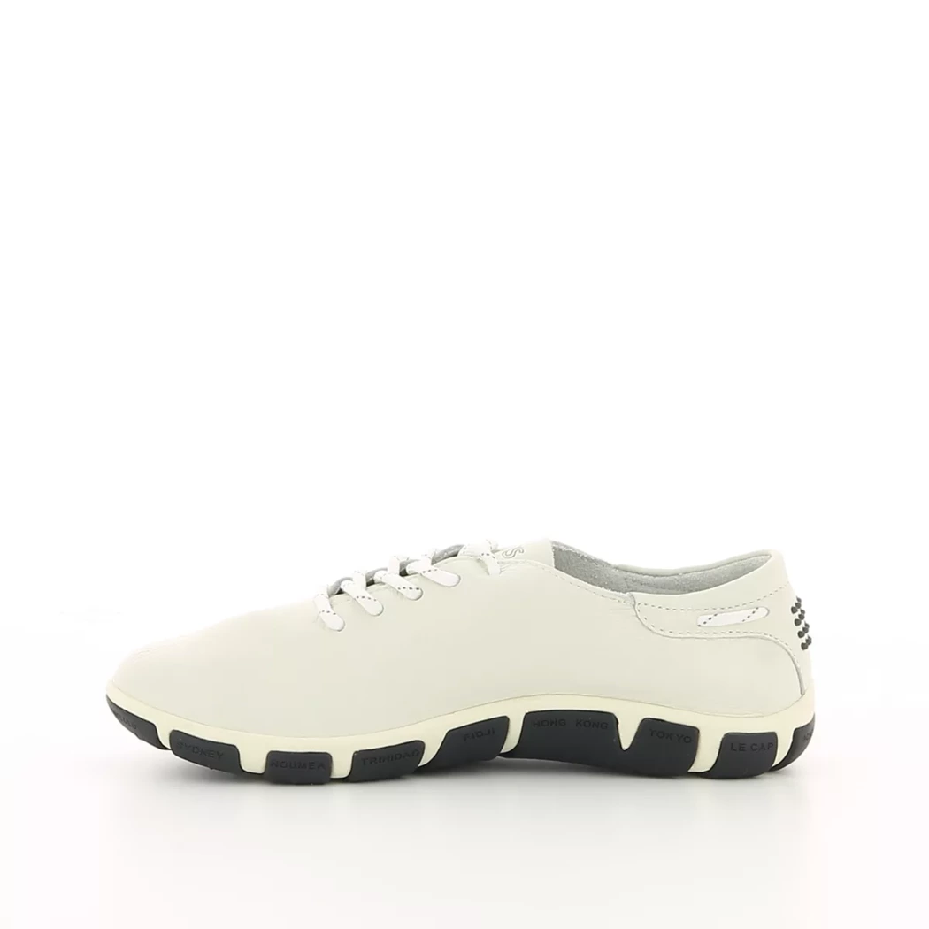 Image (4) de la chaussures Tbs - Chaussures à lacets Blanc en Cuir