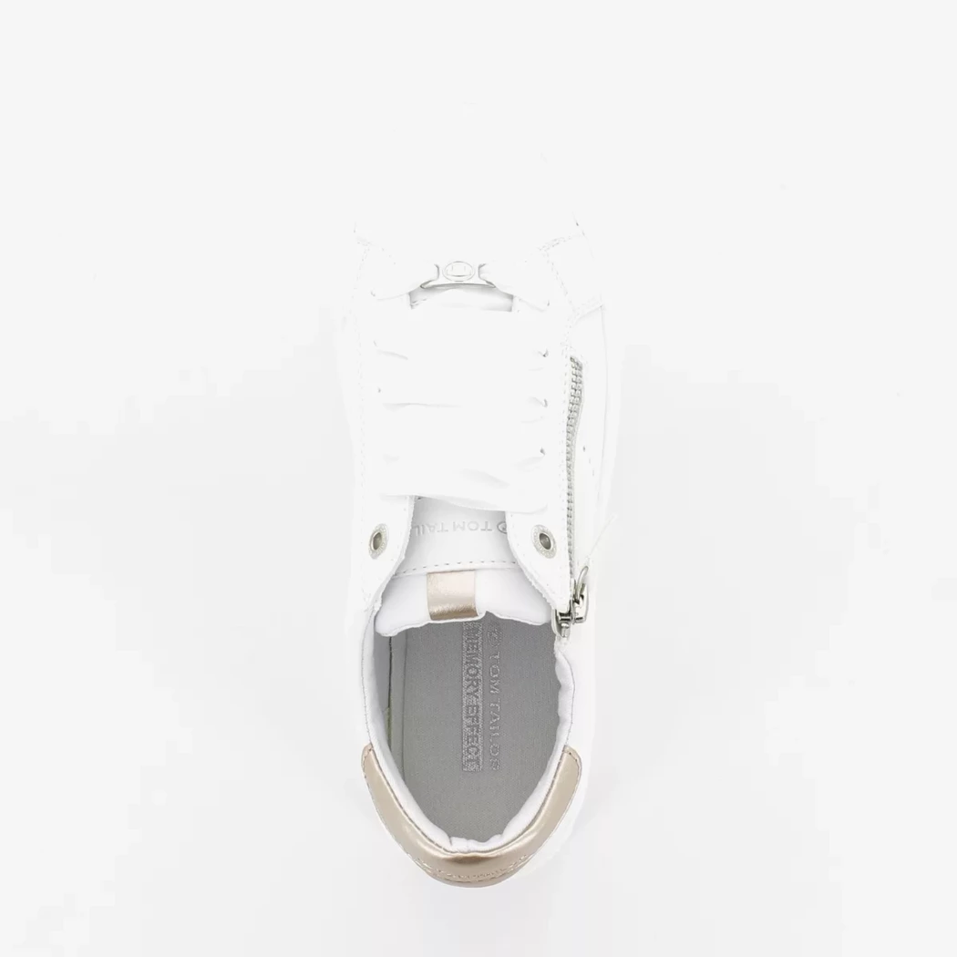 Image (6) de la chaussures Tom Tailor - Baskets Blanc en Cuir synthétique