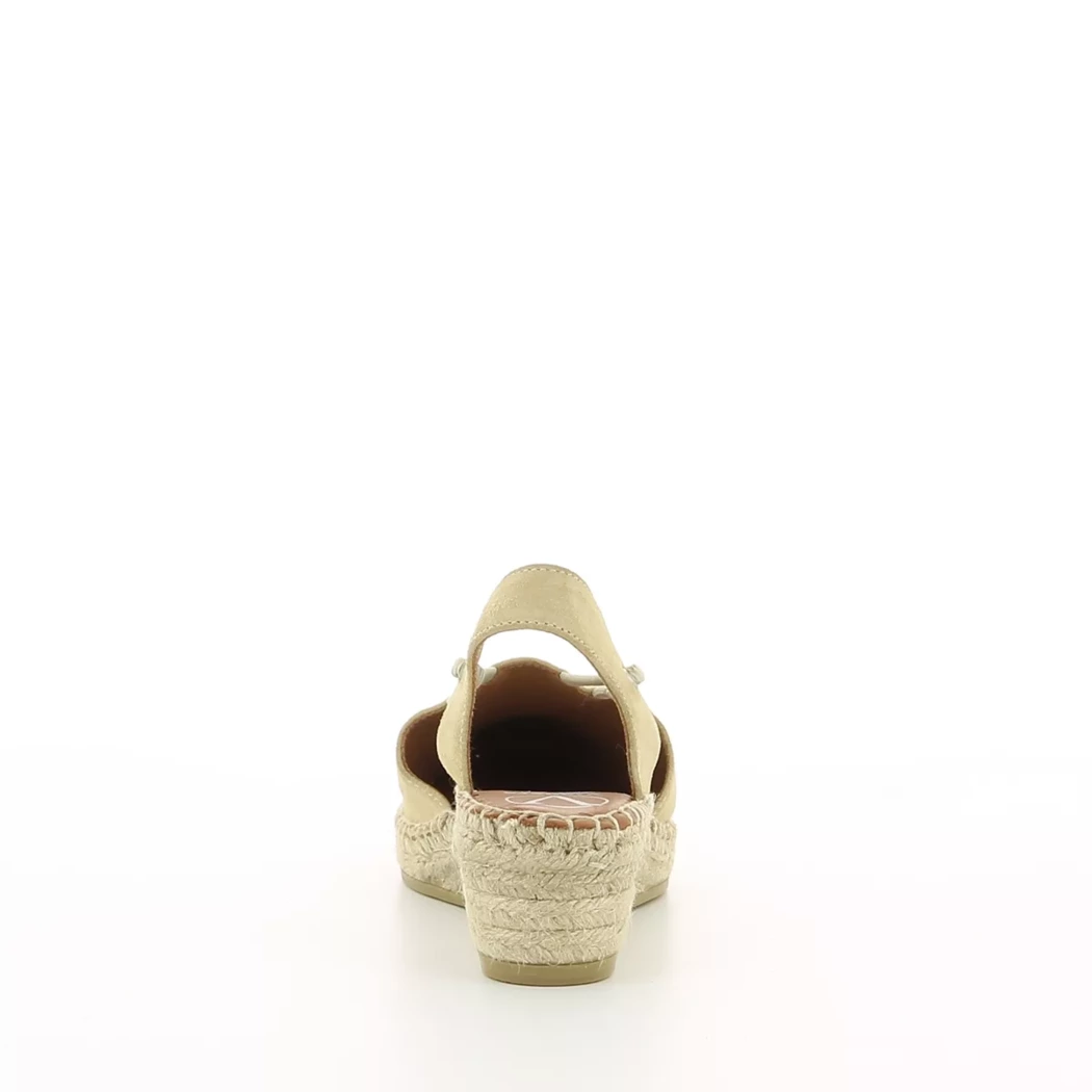 Image (3) de la chaussures Viguera - Escarpins Beige en Cuir nubuck
