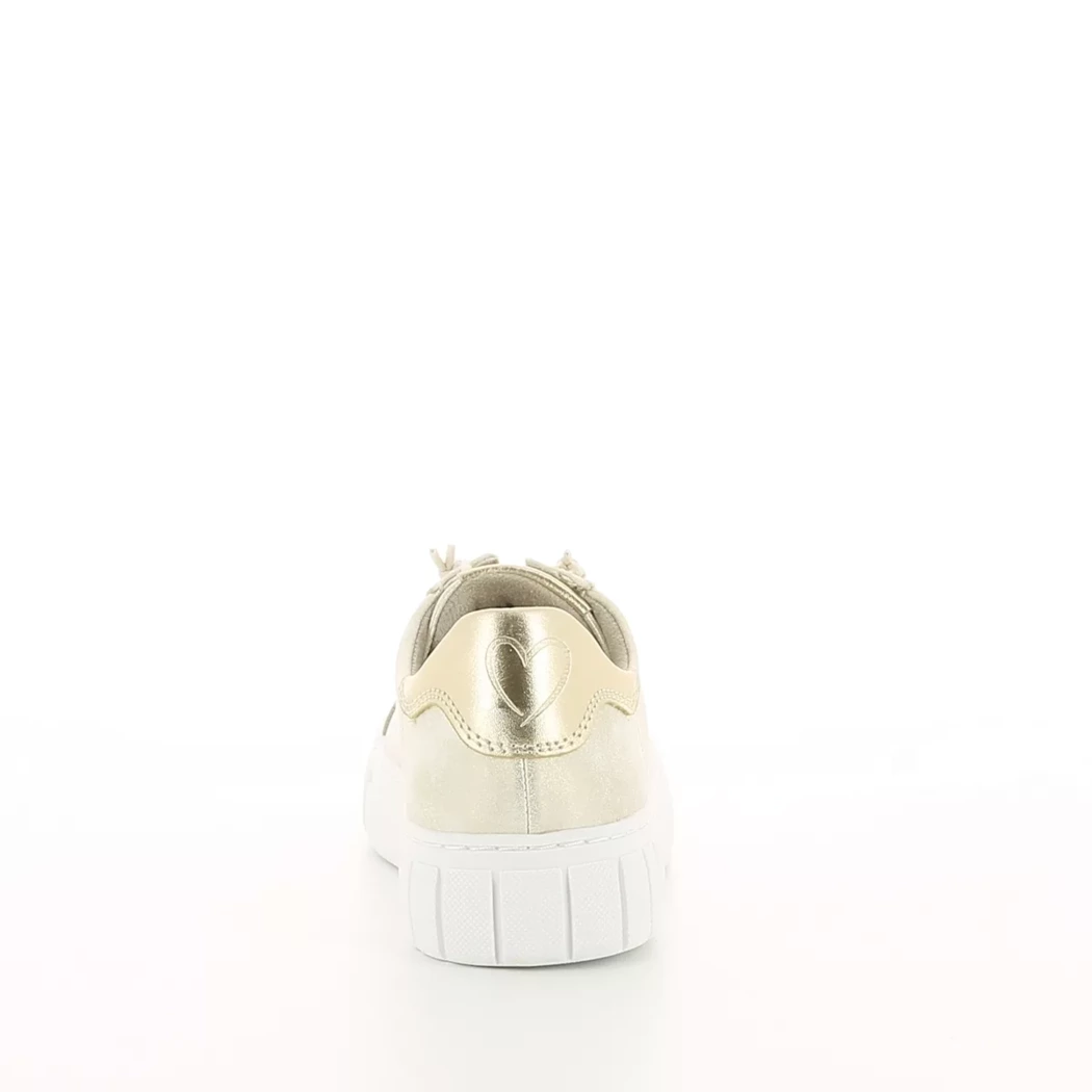 Image (3) de la chaussures Marco Tozzi - Baskets Or / Bronze / Platine en Cuir synthétique