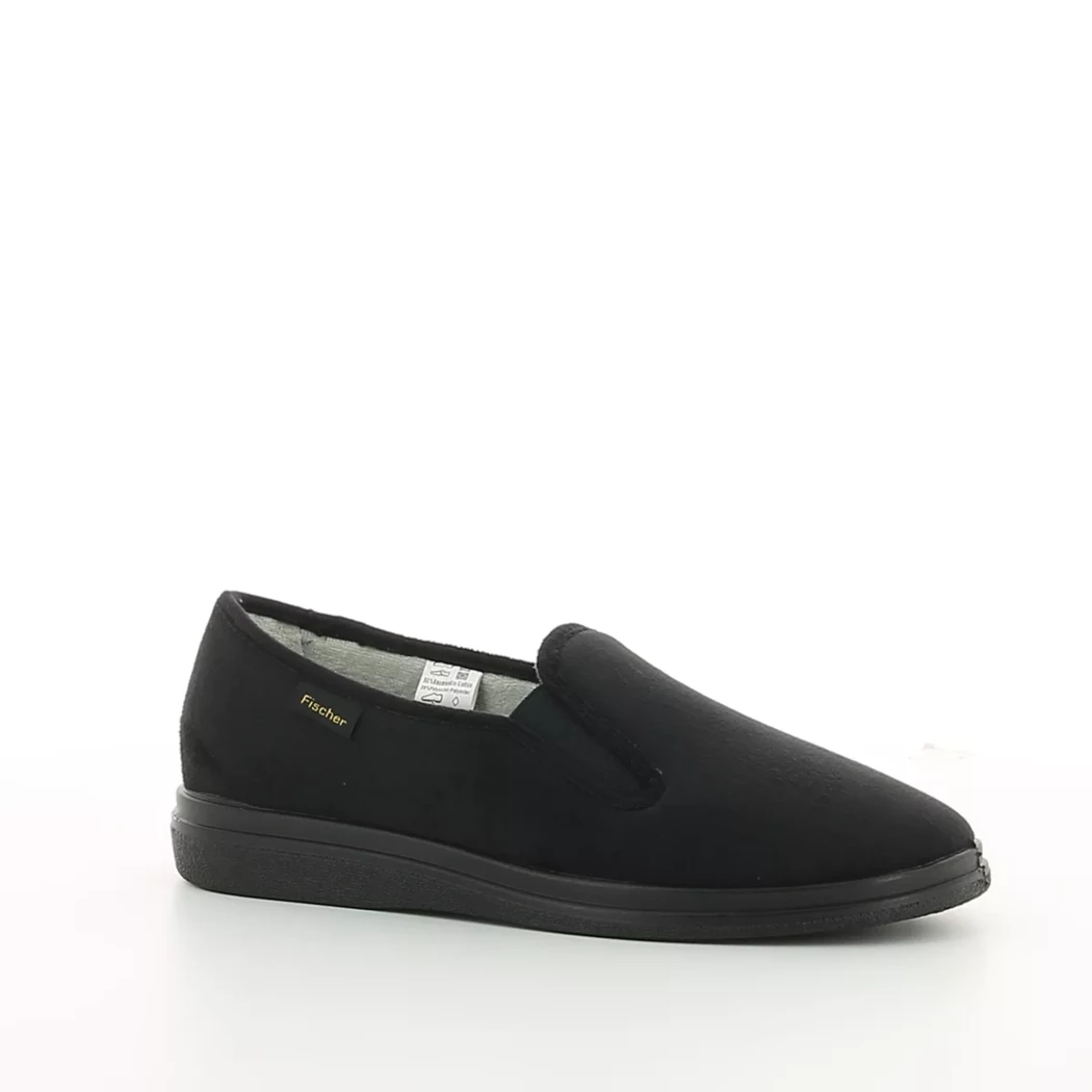 Image (1) de la chaussures Fischer - Pantoufles et Chaussons Noir en Textile