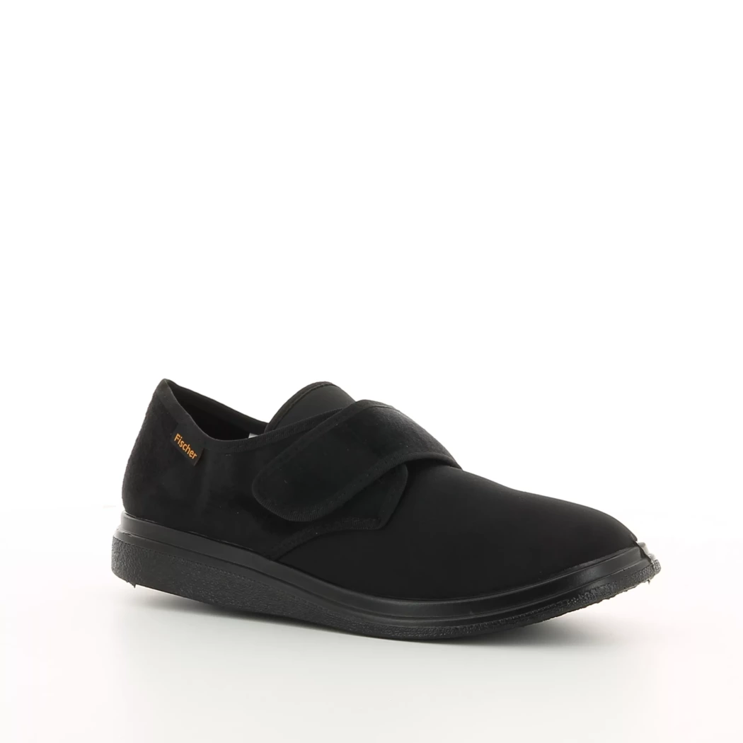 Image (1) de la chaussures Fischer - Pantoufles et Chaussons Noir en Textile