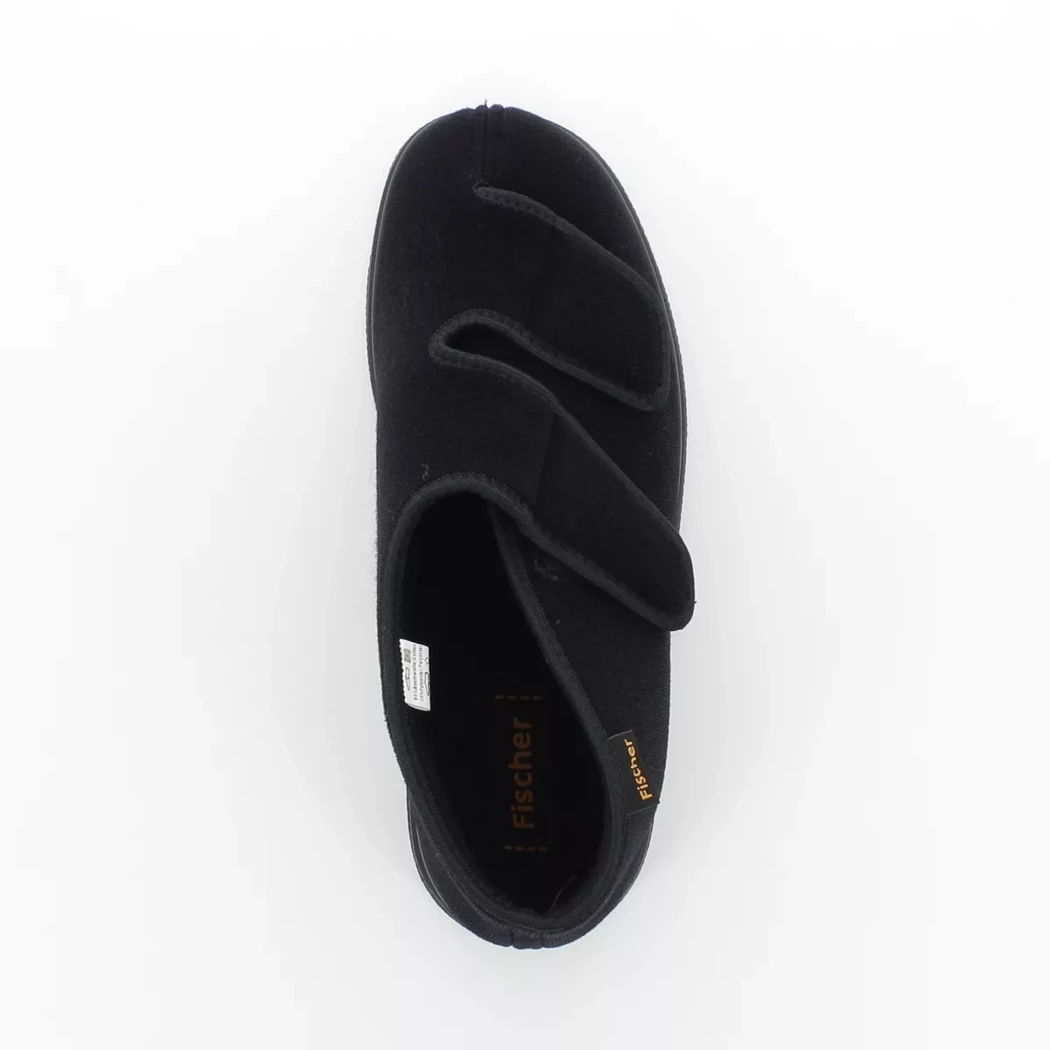 Image (6) de la chaussures Fischer - Pantoufles et Chaussons Noir en Textile