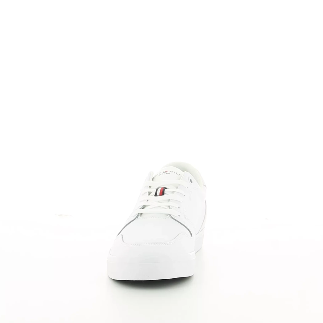 Image (5) de la chaussures Tommy Hilfiger - Baskets Blanc en Cuir et textile