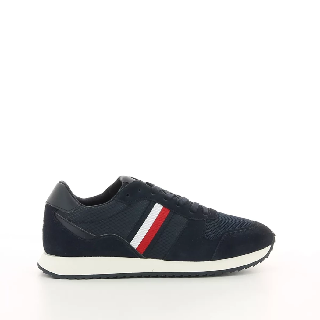 Image (2) de la chaussures Tommy Hilfiger - Baskets Bleu en Cuir nubuck