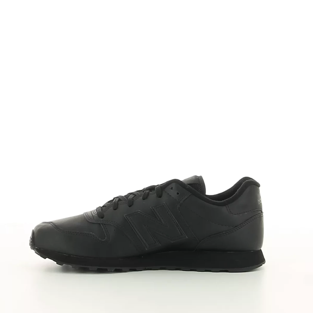 Image (4) de la chaussures New Balance - Baskets Noir en Cuir synthétique