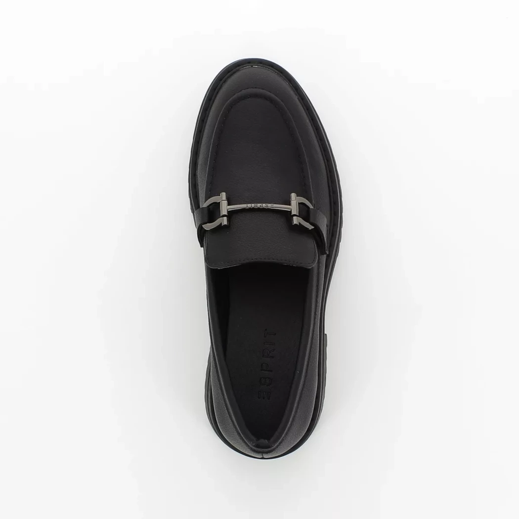 Image (6) de la chaussures Esprit - Mocassins Noir en Cuir synthétique