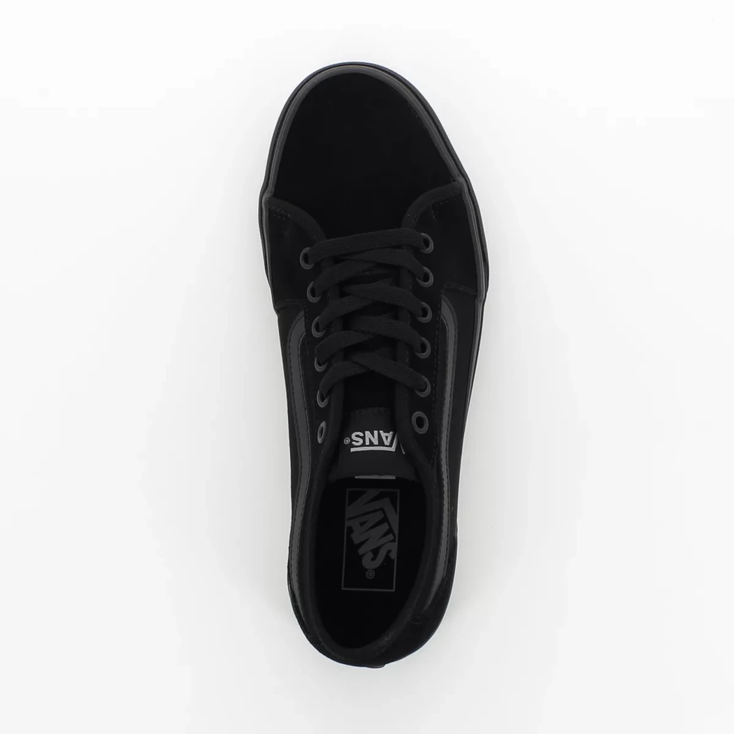 Image (6) de la chaussures Vans - Baskets Noir en Cuir nubuck