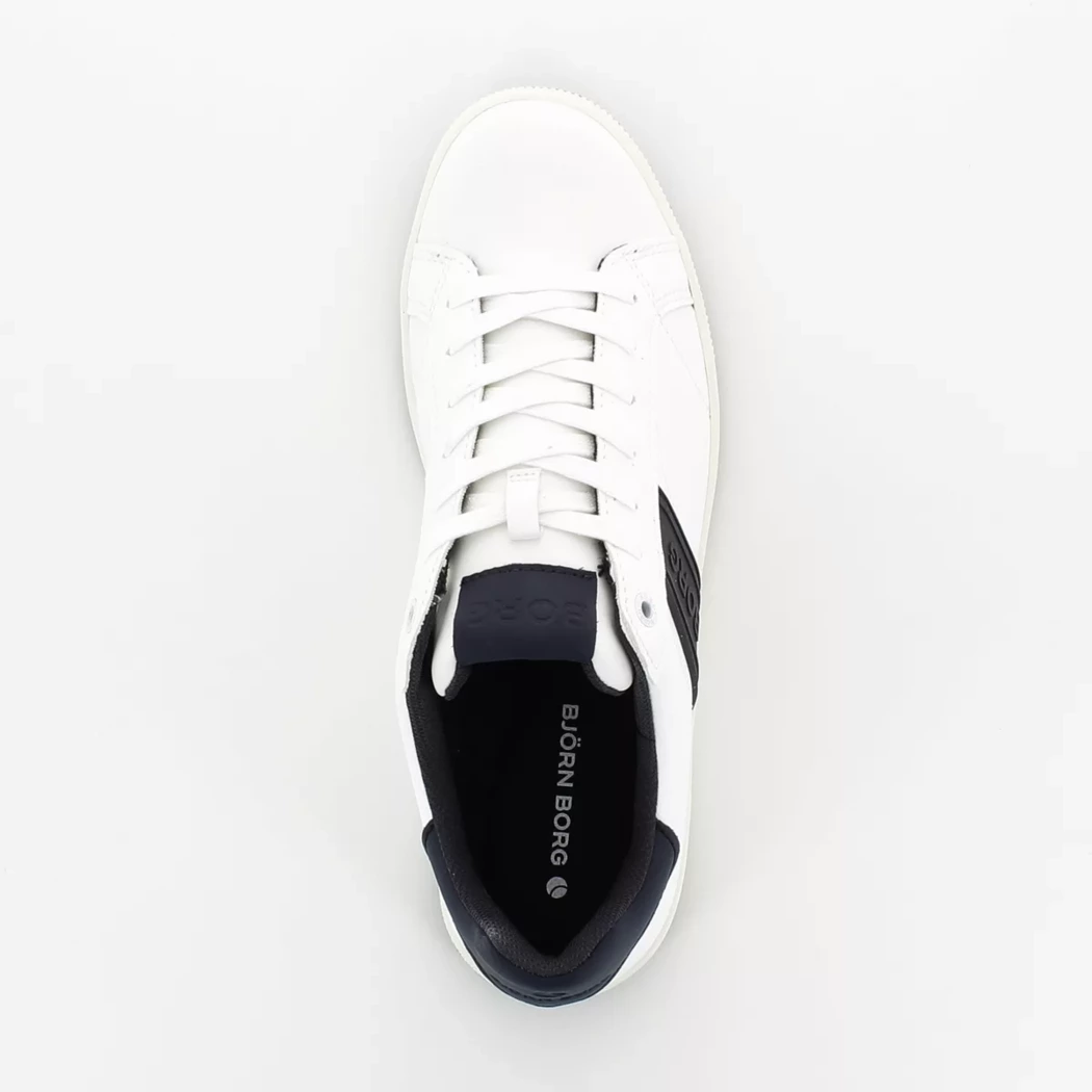 Image (6) de la chaussures Bjorn Borg - Baskets Blanc en Cuir synthétique