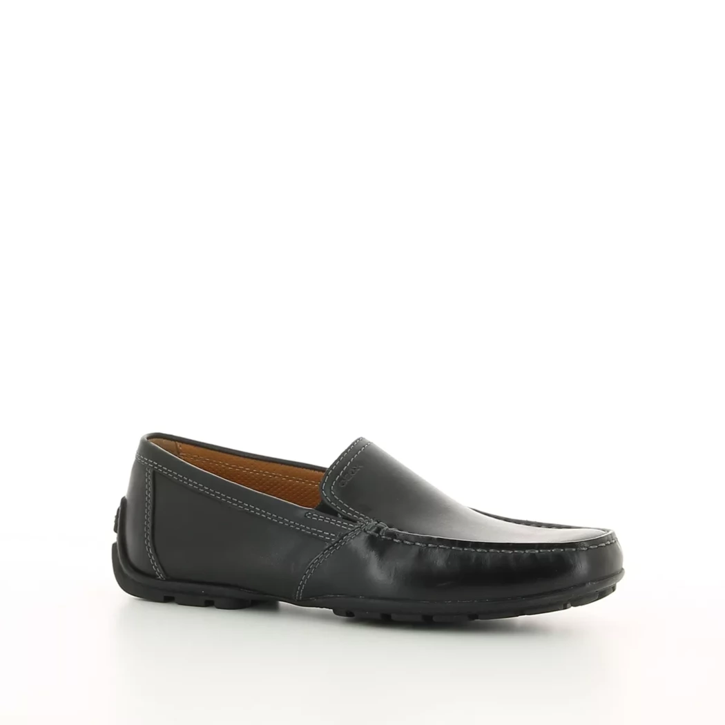 Image (1) de la chaussures Geox - Mocassins Noir en Cuir