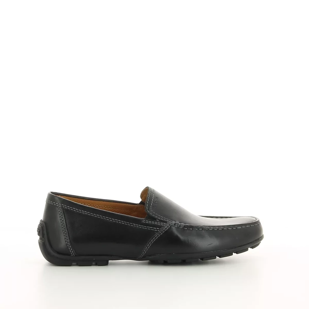 Image (2) de la chaussures Geox - Mocassins Noir en Cuir