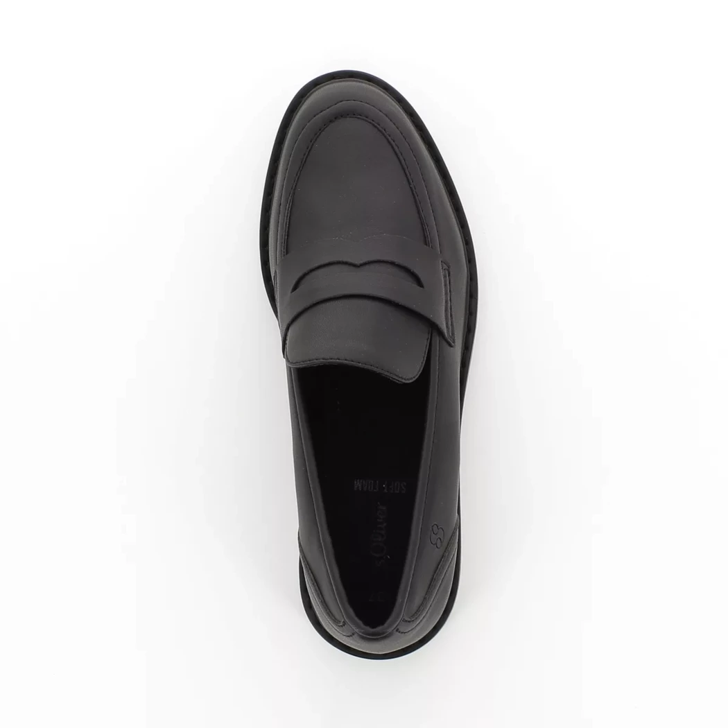 Image (6) de la chaussures S.Oliver - Mocassins Noir en Cuir synthétique