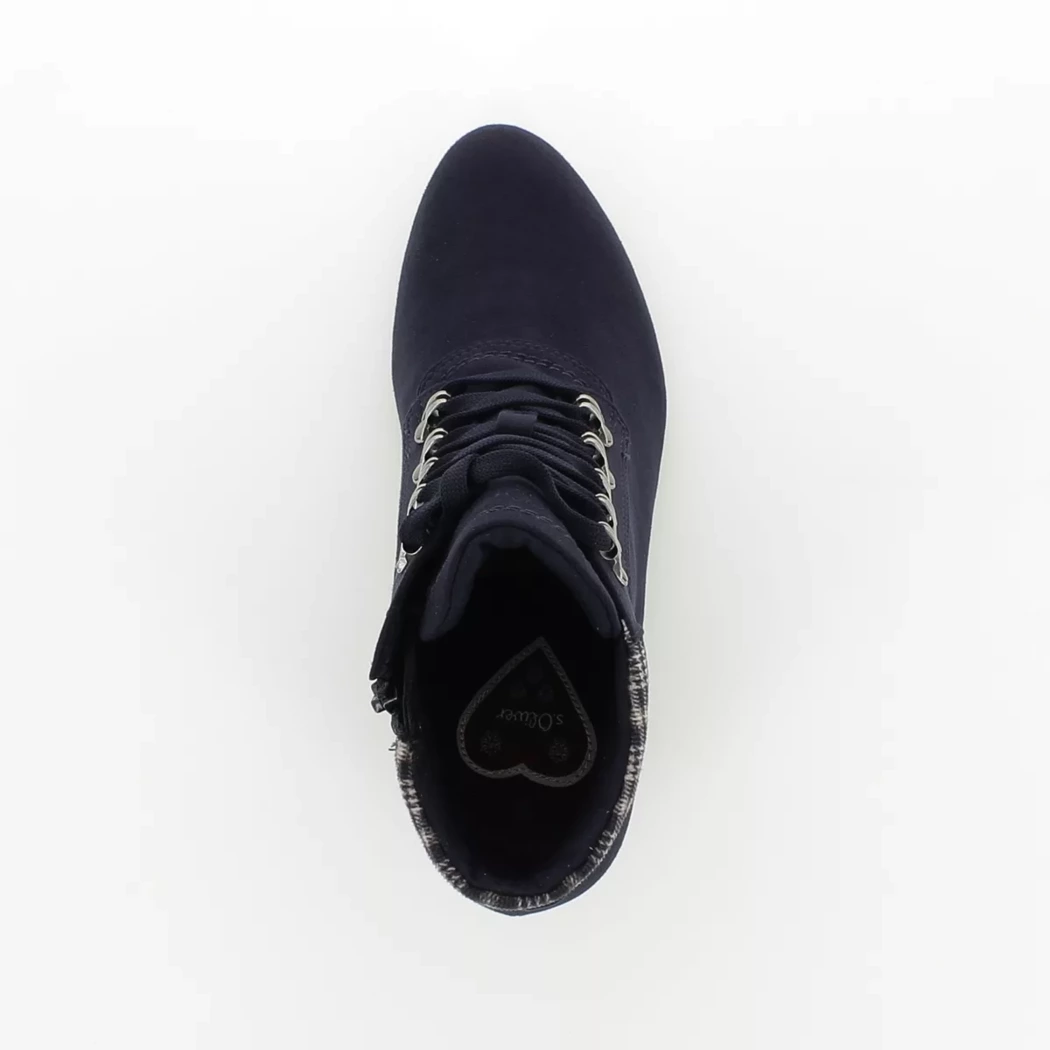 Image (6) de la chaussures S.Oliver - Bottines Bleu en Cuir synthétique