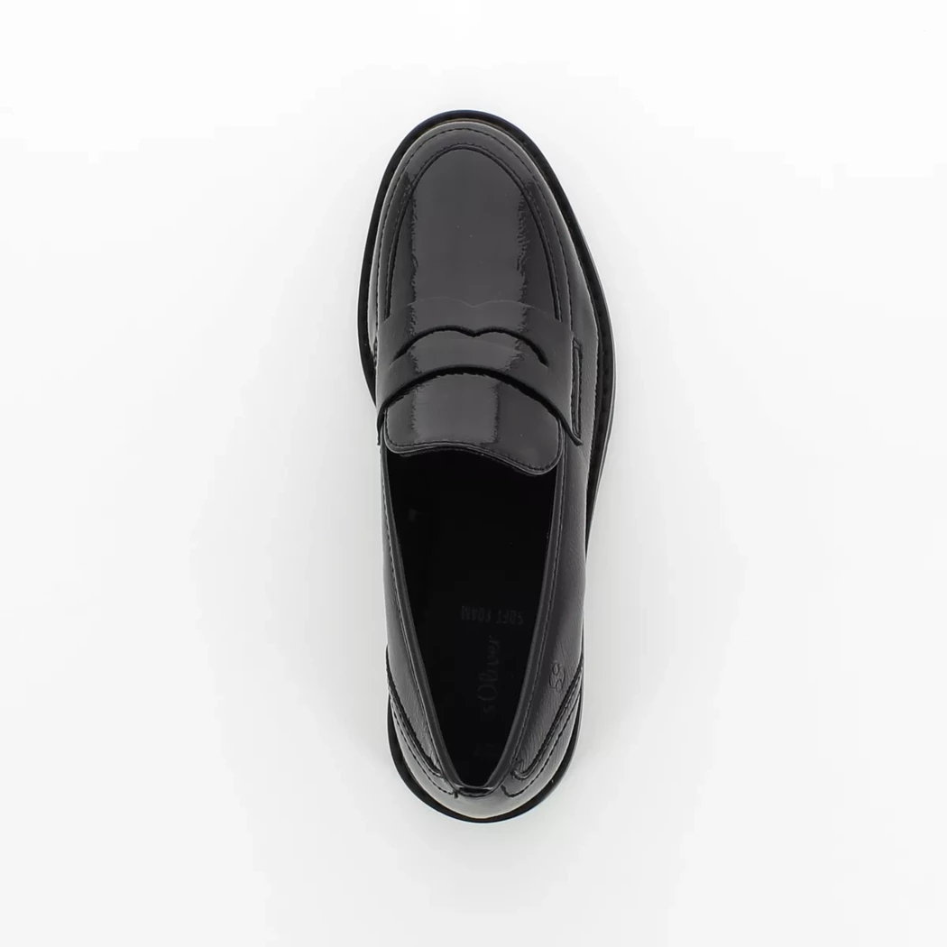 Image (6) de la chaussures S.Oliver - Mocassins Noir en Cuir synthétique