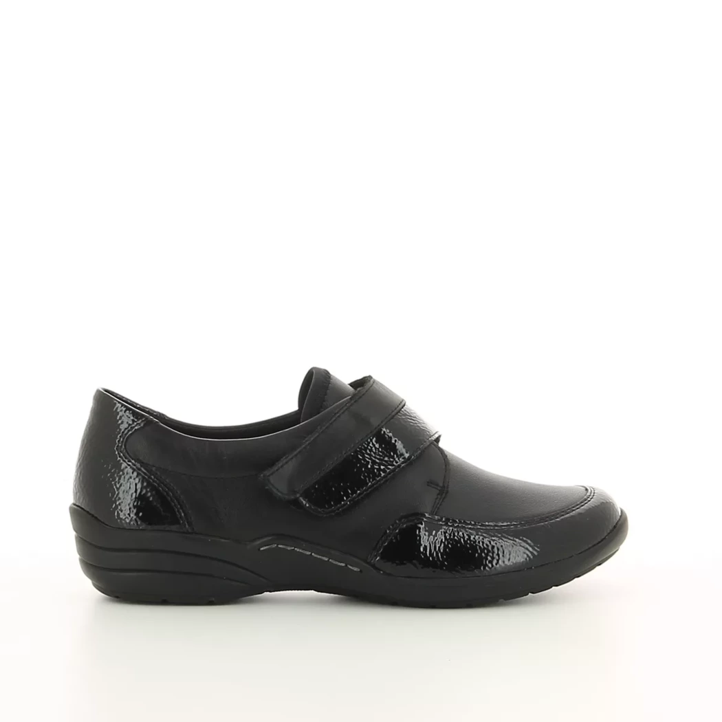 Image (2) de la chaussures Remonte - Chaussures à velcro Noir en Cuir synthétique