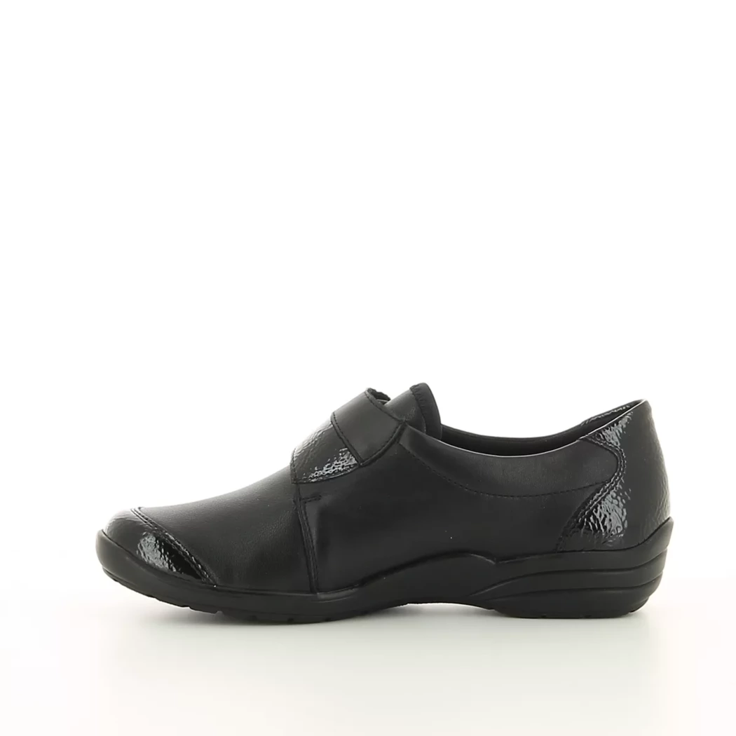 Image (4) de la chaussures Remonte - Chaussures à velcro Noir en Cuir synthétique