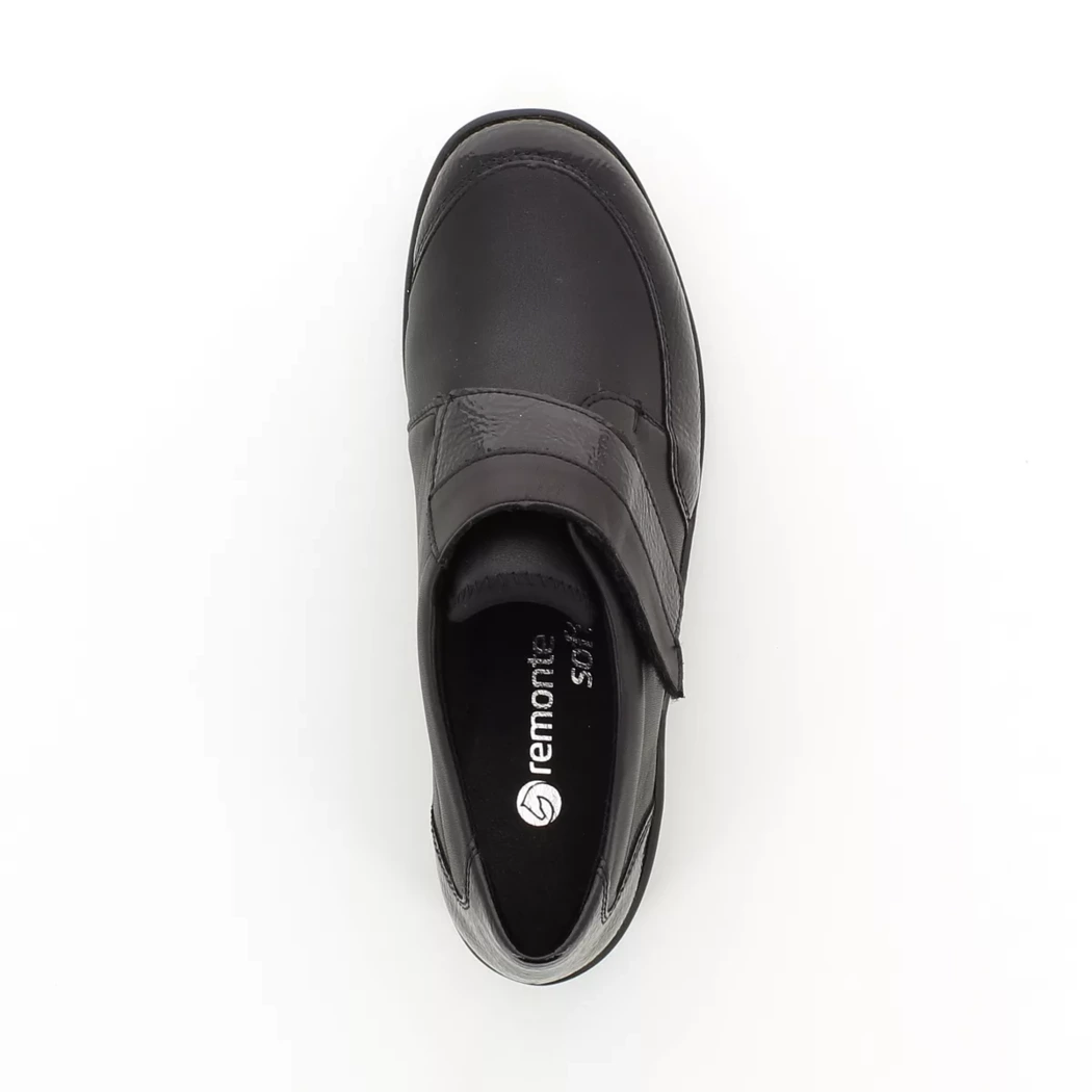 Image (6) de la chaussures Remonte - Chaussures à velcro Noir en Cuir synthétique