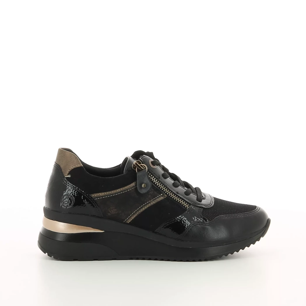 Image (2) de la chaussures Remonte - Baskets Noir en Multi-Matières