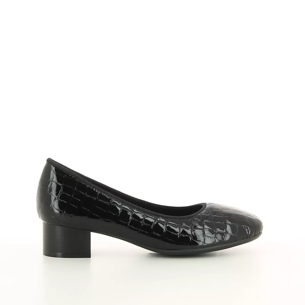 Image (2) de la chaussures Rieker - Escarpins Noir en Cuir vernis