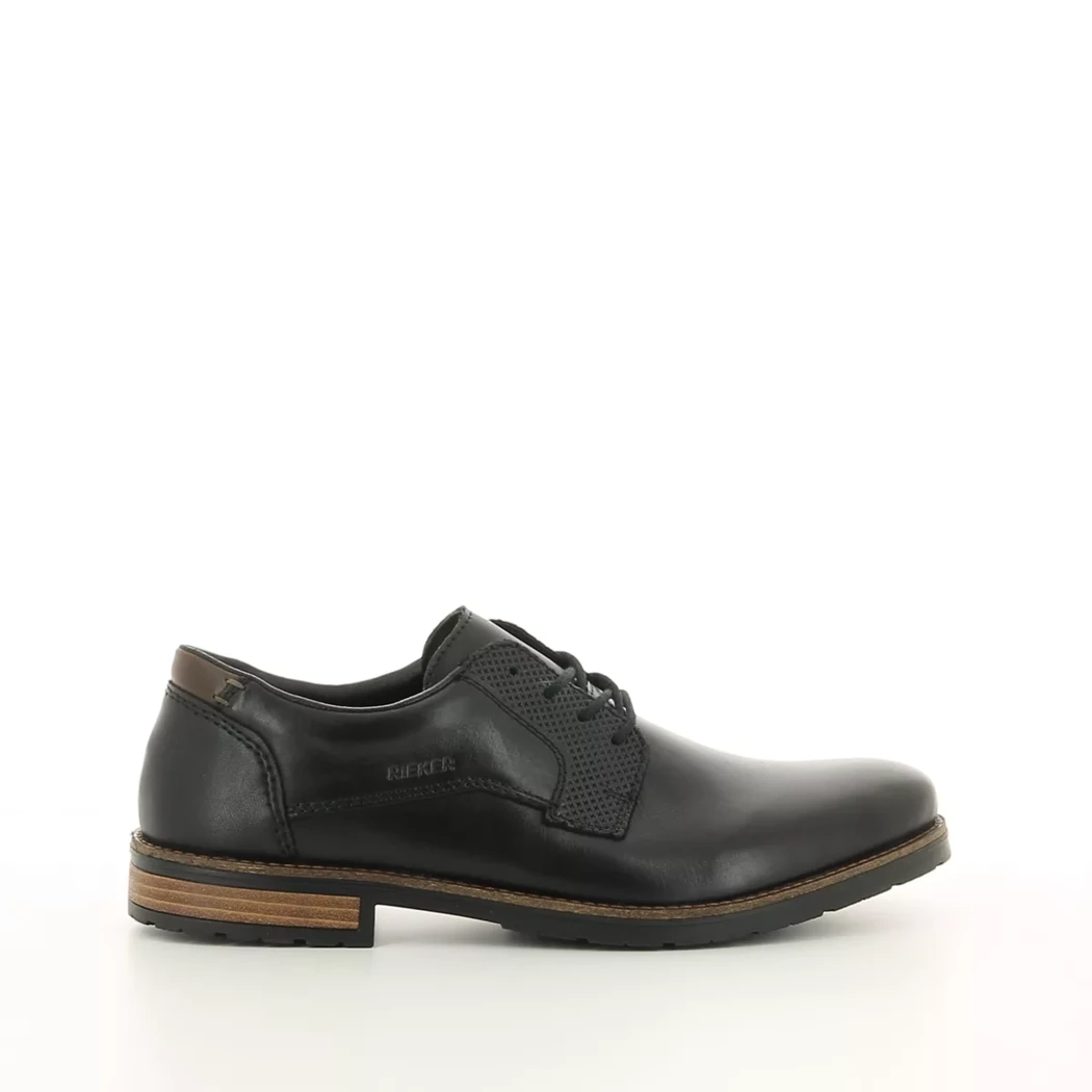 Image (2) de la chaussures Rieker - Chaussures à lacets Noir en Cuir