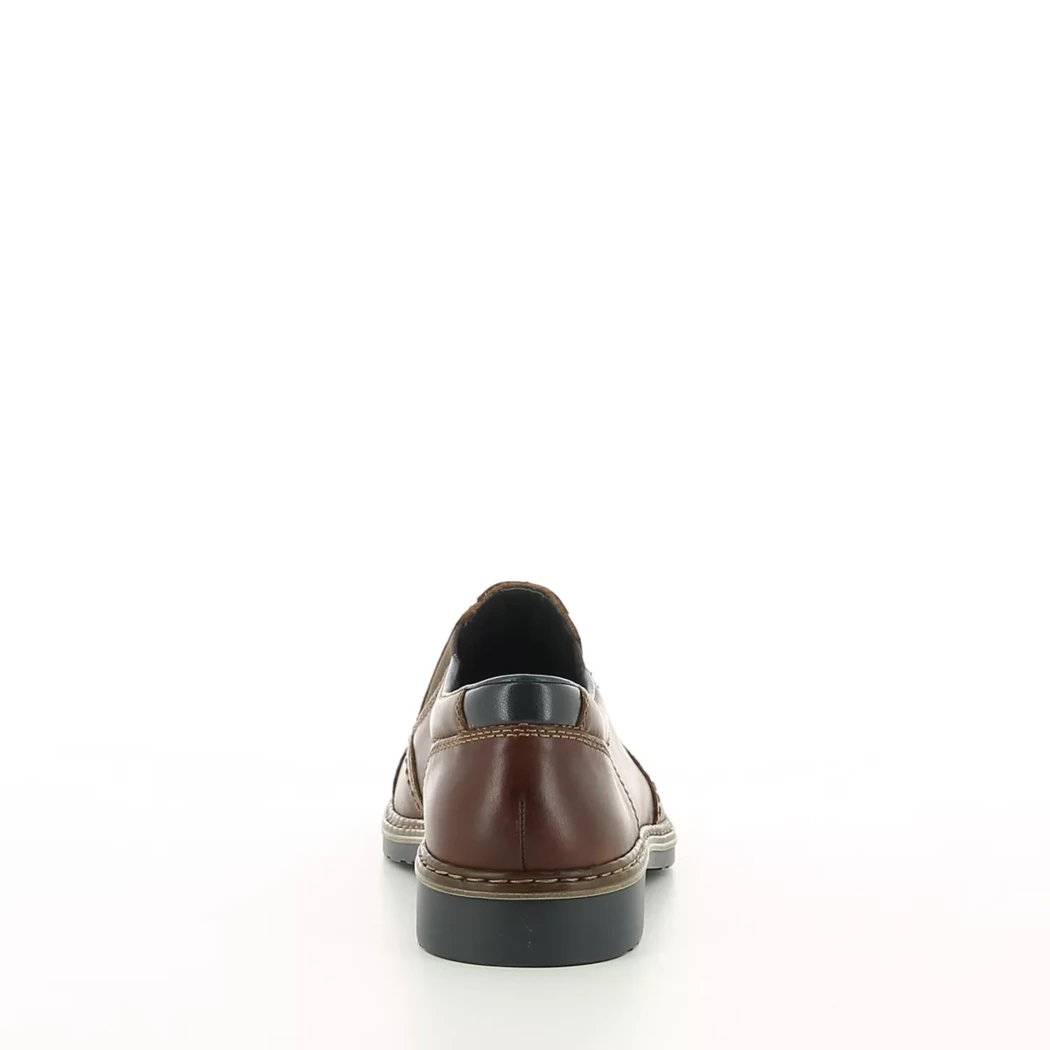 Image (3) de la chaussures Rieker - Mocassins Cuir naturel / Cognac en Cuir