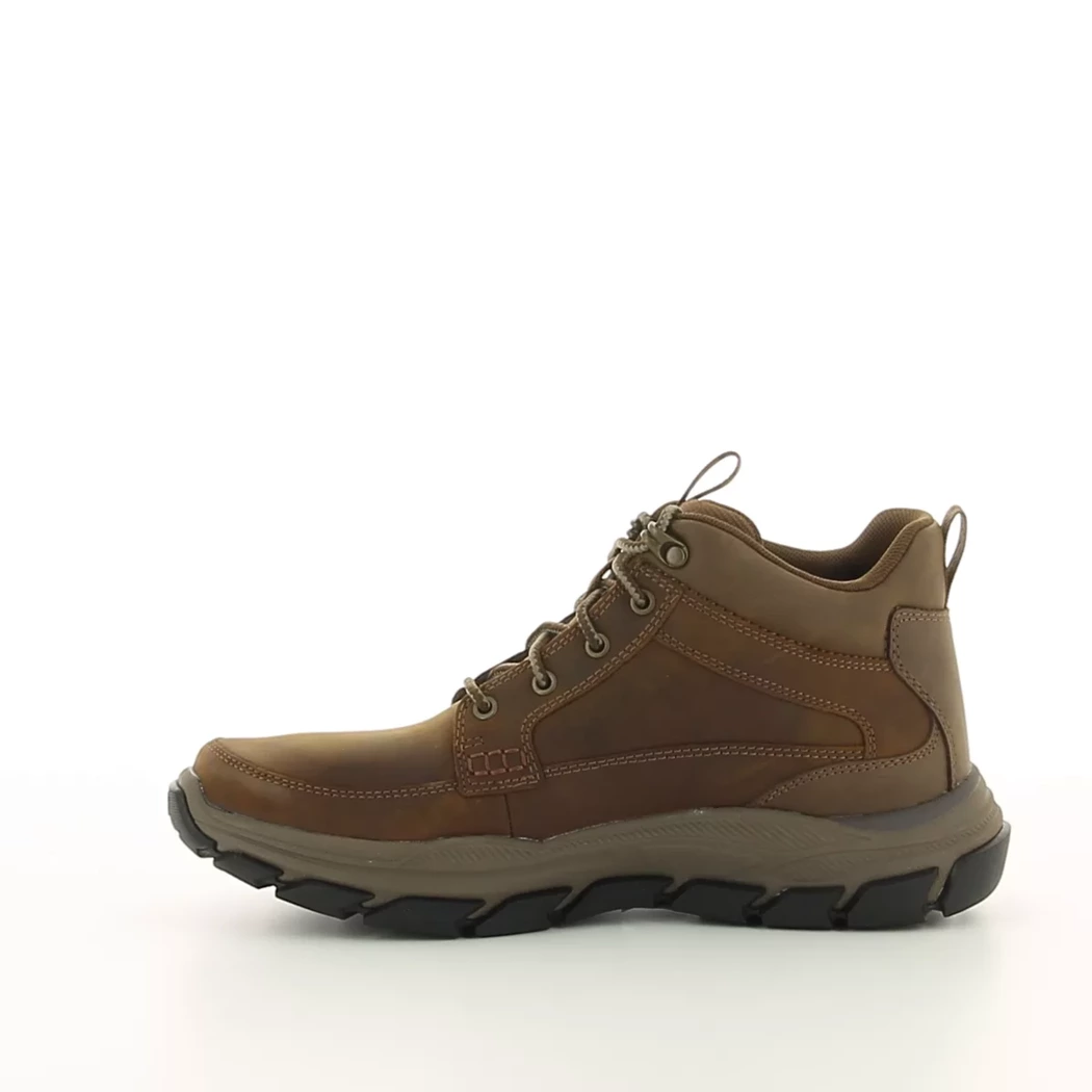 Image (4) de la chaussures Skechers - Bottines Marron en Cuir synthétique