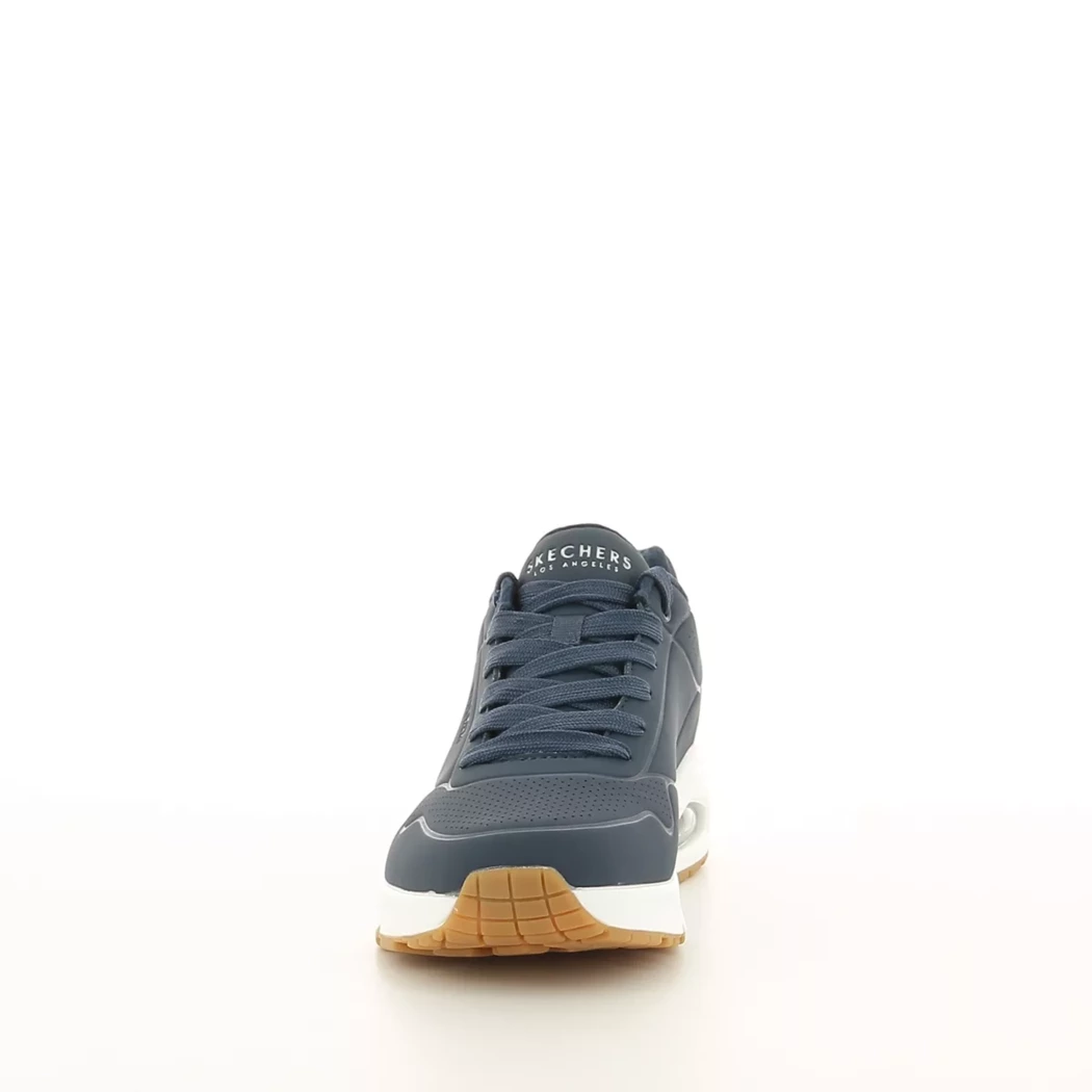 Image (5) de la chaussures Skechers - Baskets Bleu en Cuir synthétique