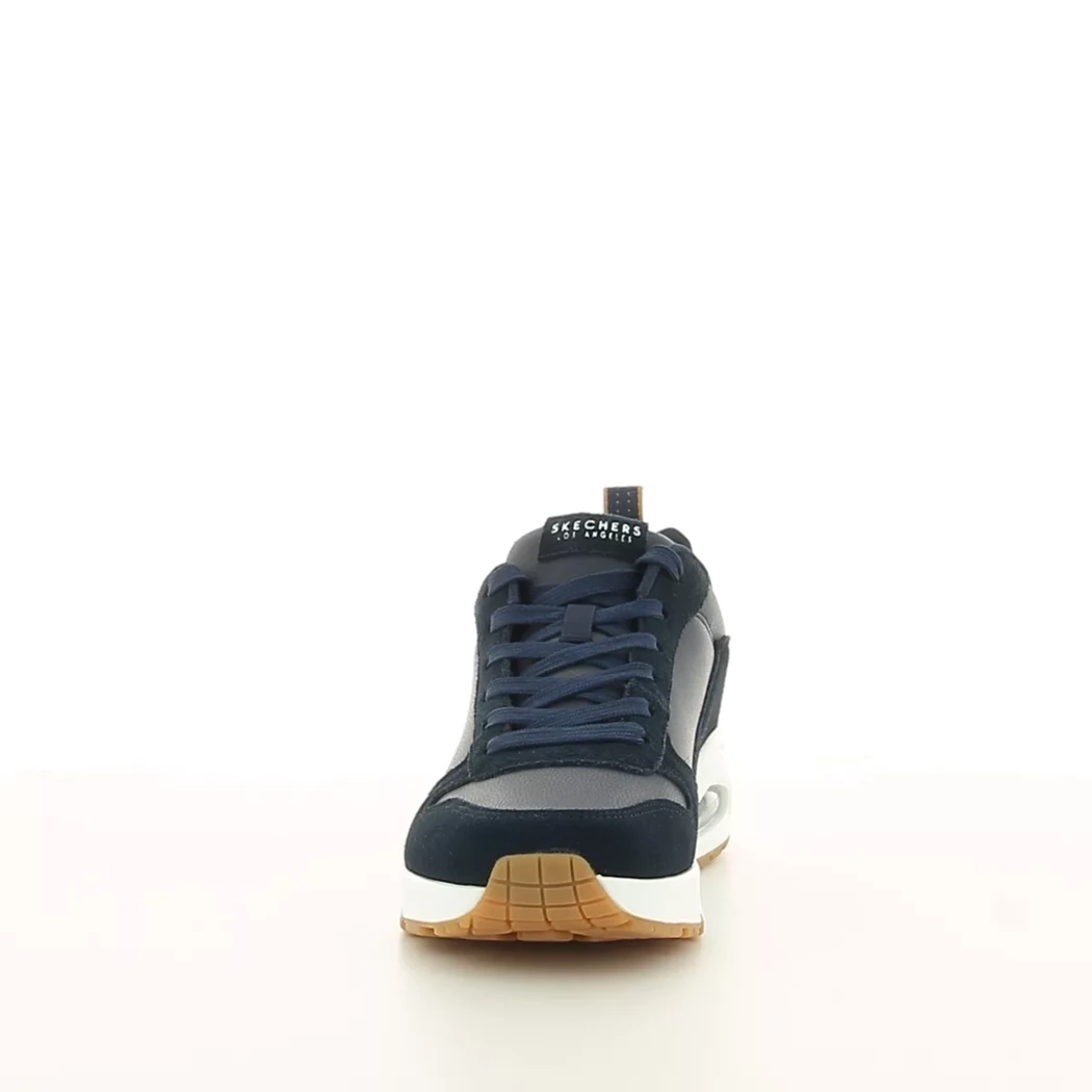 Image (5) de la chaussures Skechers - Baskets Bleu en Cuir synthétique