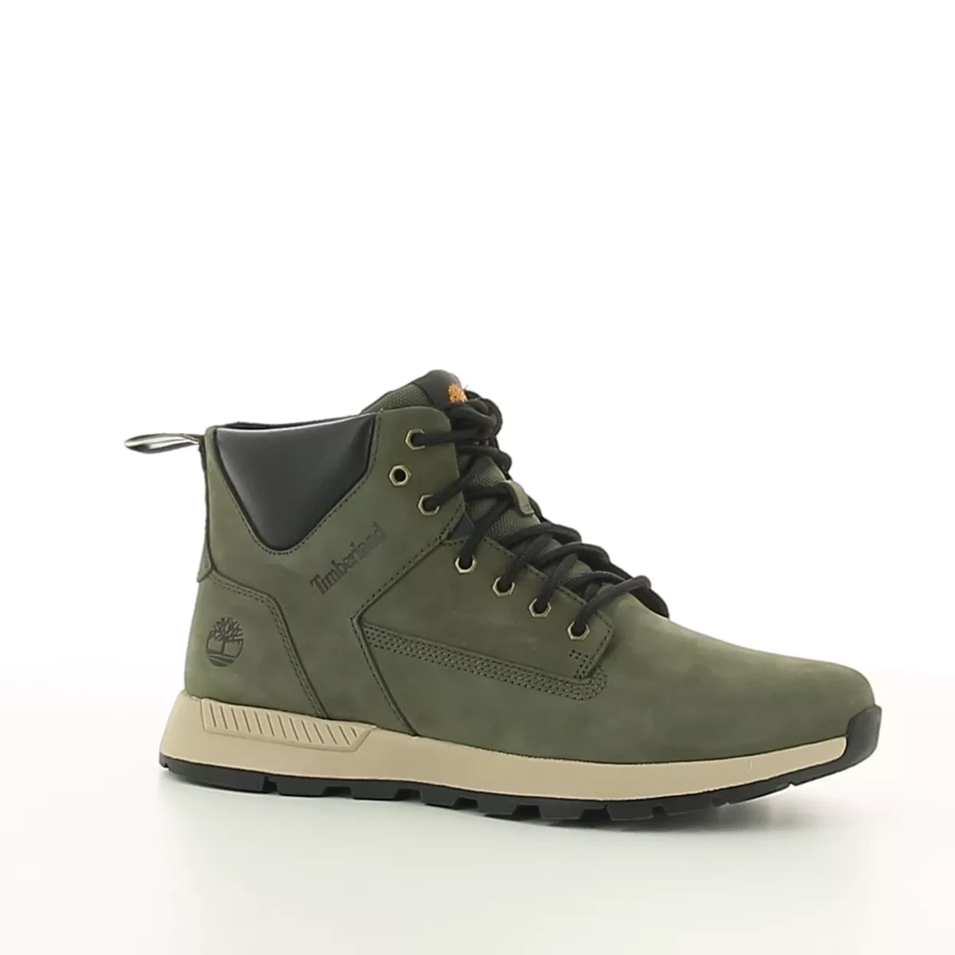 Image (1) de la chaussures Timberland - Bottines Vert en Cuir nubuck