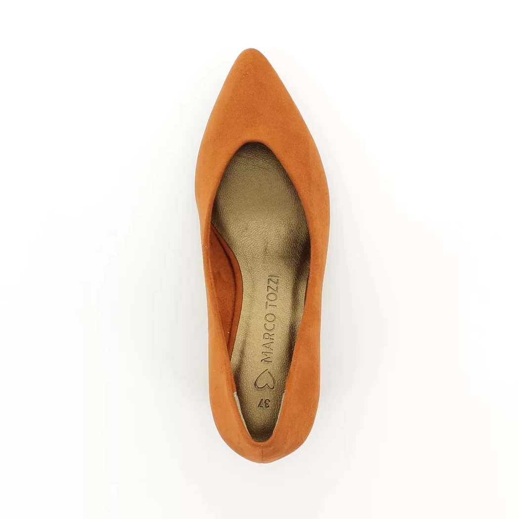 Image (6) de la chaussures Marco Tozzi - Escarpins Orange en Cuir synthétique