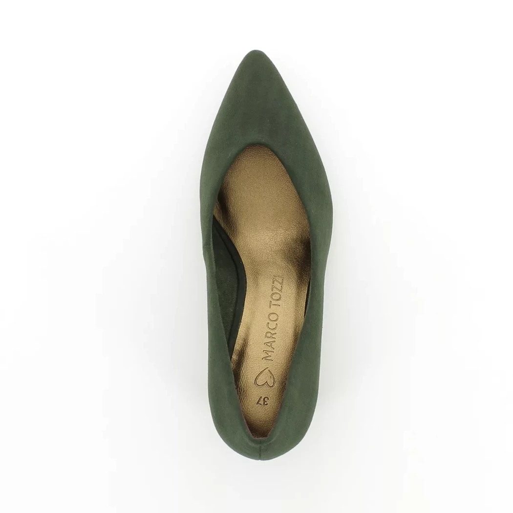 Image (6) de la chaussures Marco Tozzi - Escarpins Vert en Cuir synthétique