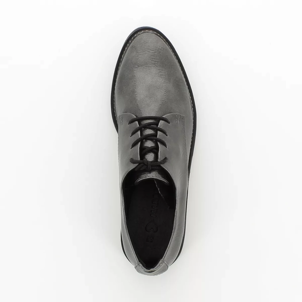 Image (6) de la chaussures Marco Tozzi - Chaussures à lacets Gris en Cuir synthétique