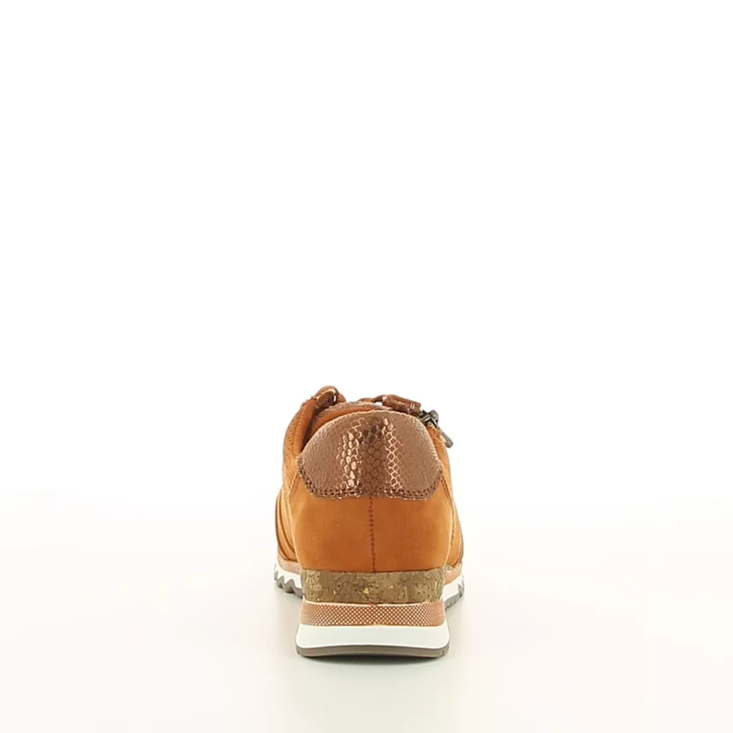 Image (3) de la chaussures Marco Tozzi - Baskets Orange en Cuir synthétique