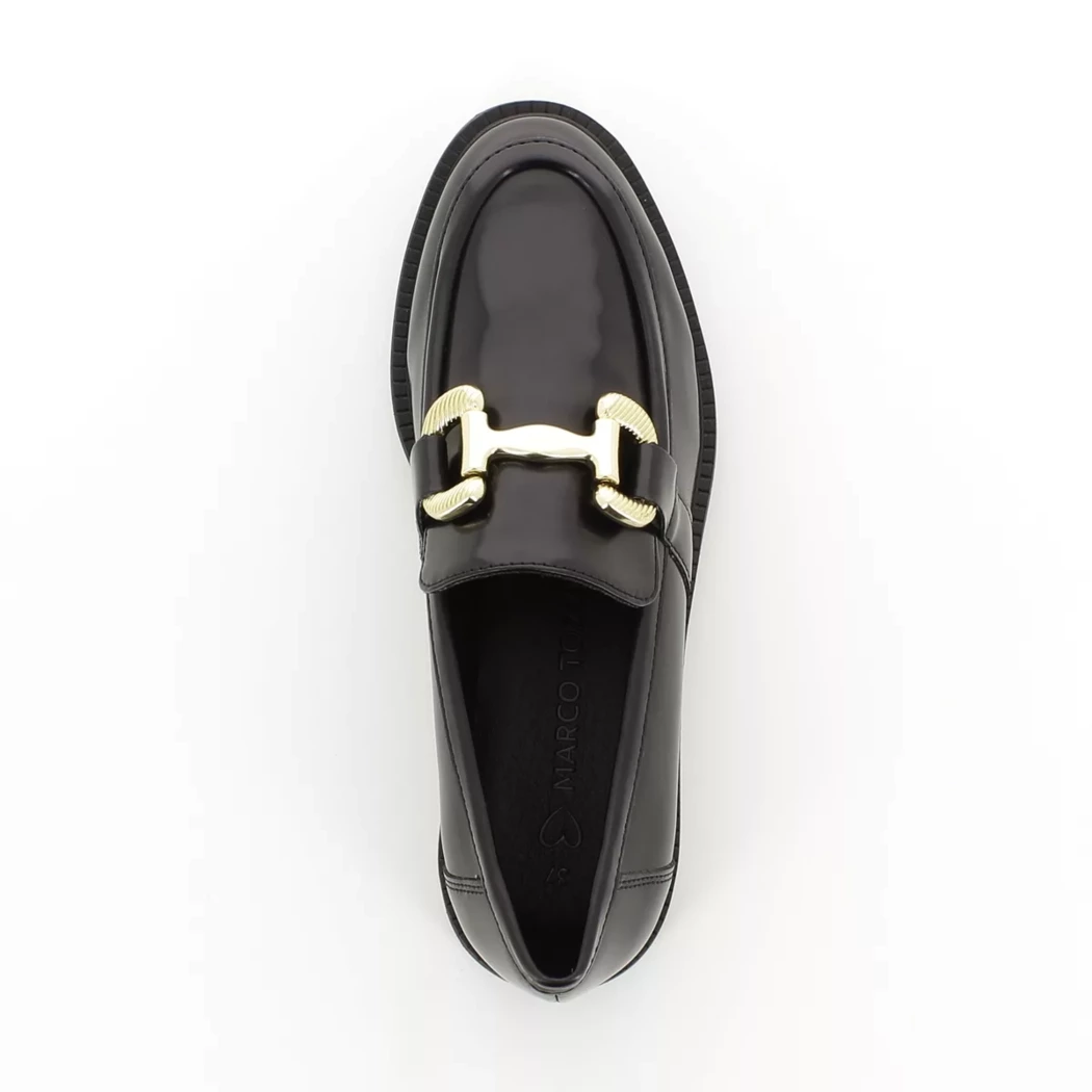 Image (6) de la chaussures Marco Tozzi - Mocassins Noir en Cuir