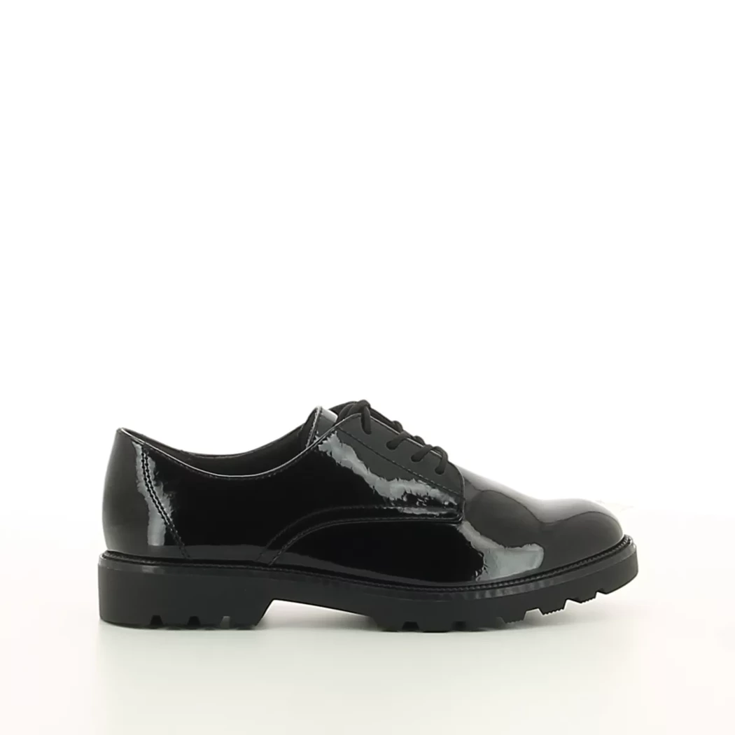 Image (2) de la chaussures Tamaris - Chaussures à lacets Noir en Cuir vernis